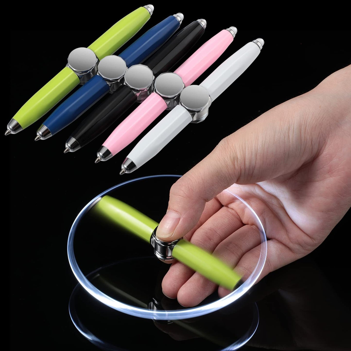 SpinGlide LED Pen – Multi-Function Ballpoint
