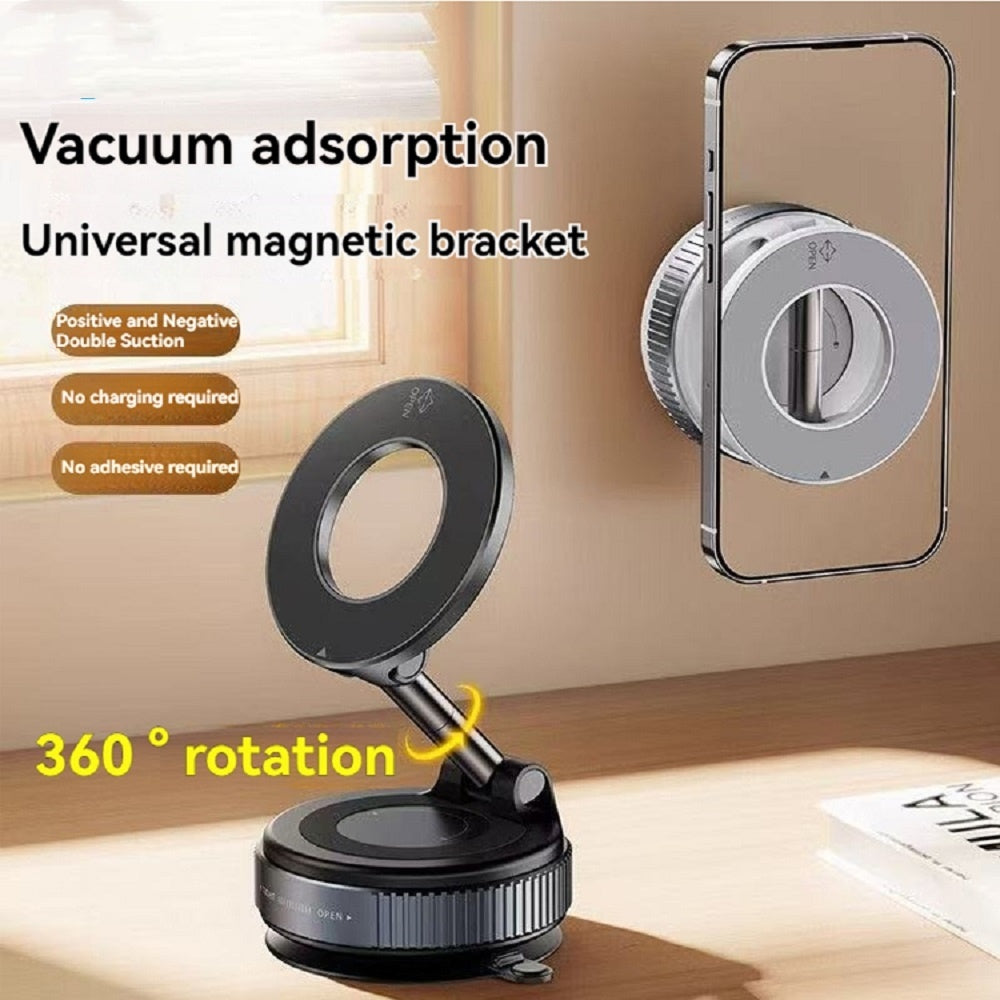 360° Magnetic Phone Mount for Car & Gym — Magsafe Compatible