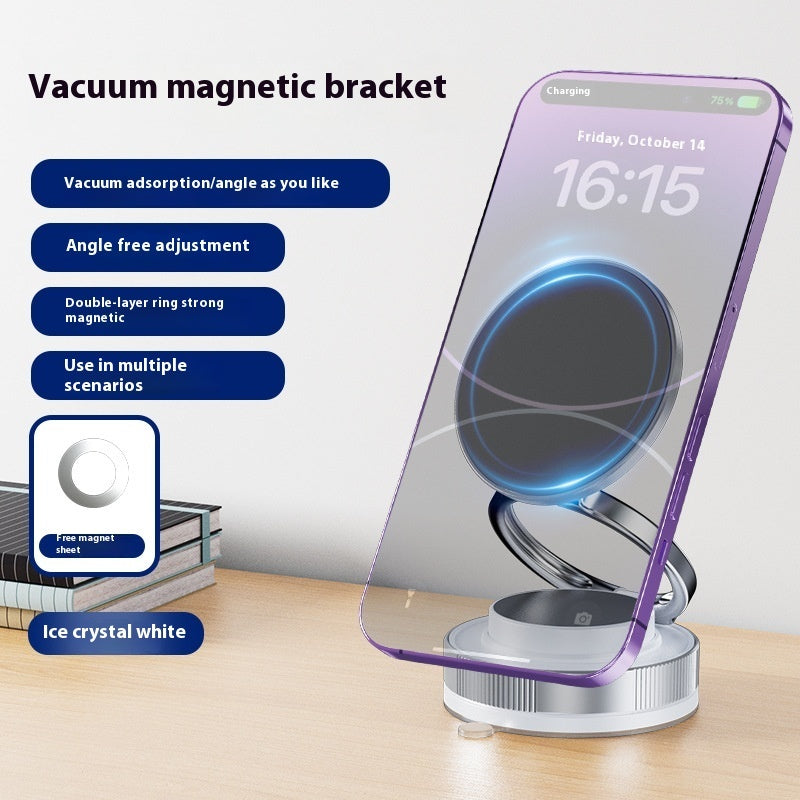 Vacuum Adsorption Car Mobile Phone Folding 360 Rotating Suction Cup Bracket