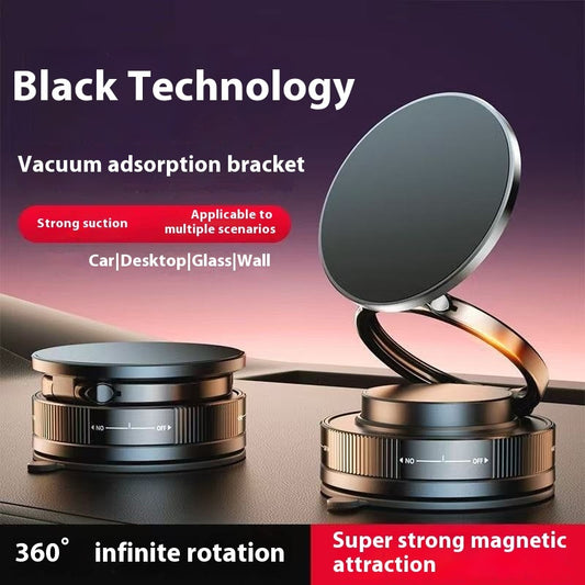 Vacuum Adsorption Car Mobile Phone Folding 360 Rotating Suction Cup Bracket